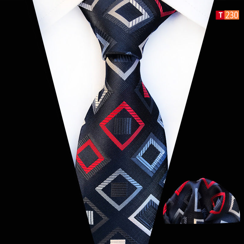 Jacquard Tie & Pocket Square Set