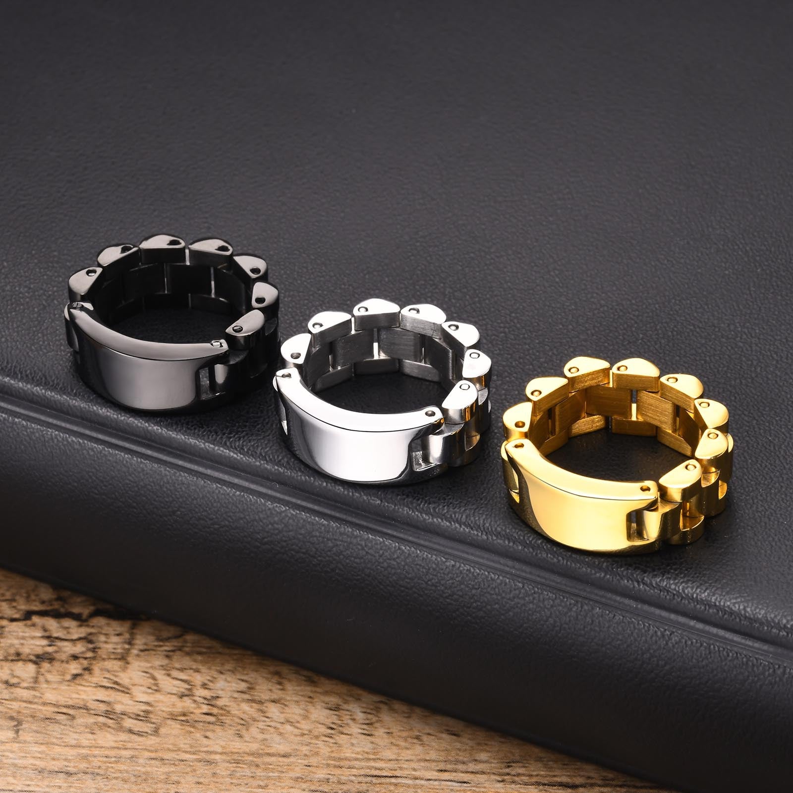 Men's Steel Signet Ring