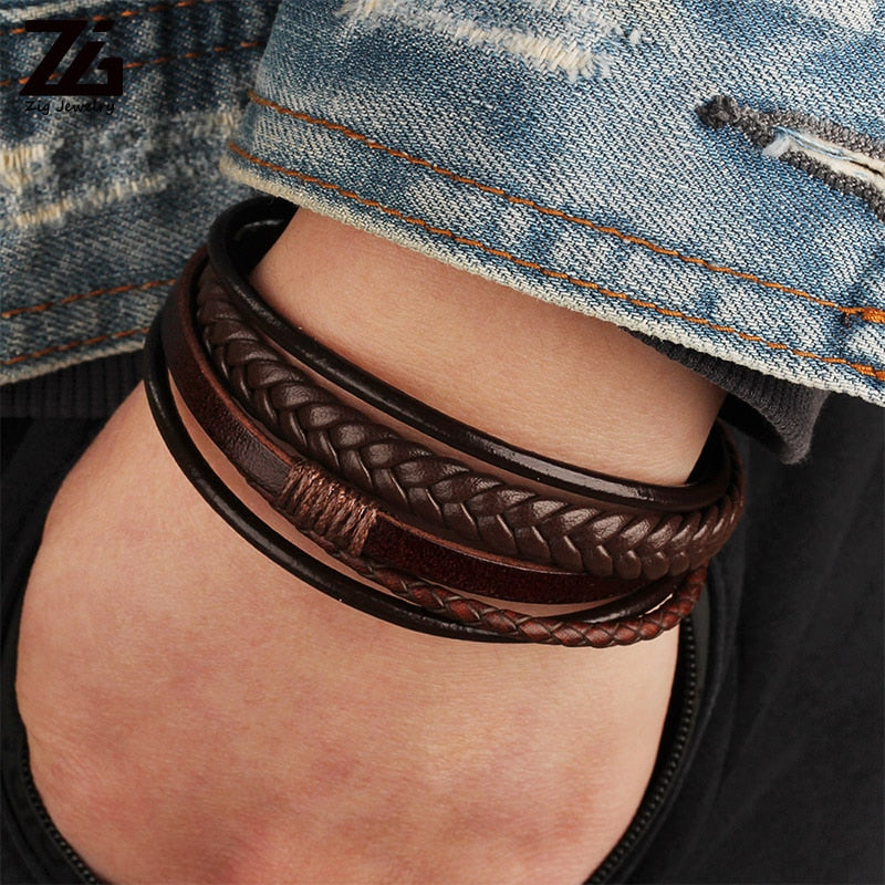 Braided Leather Bracelet