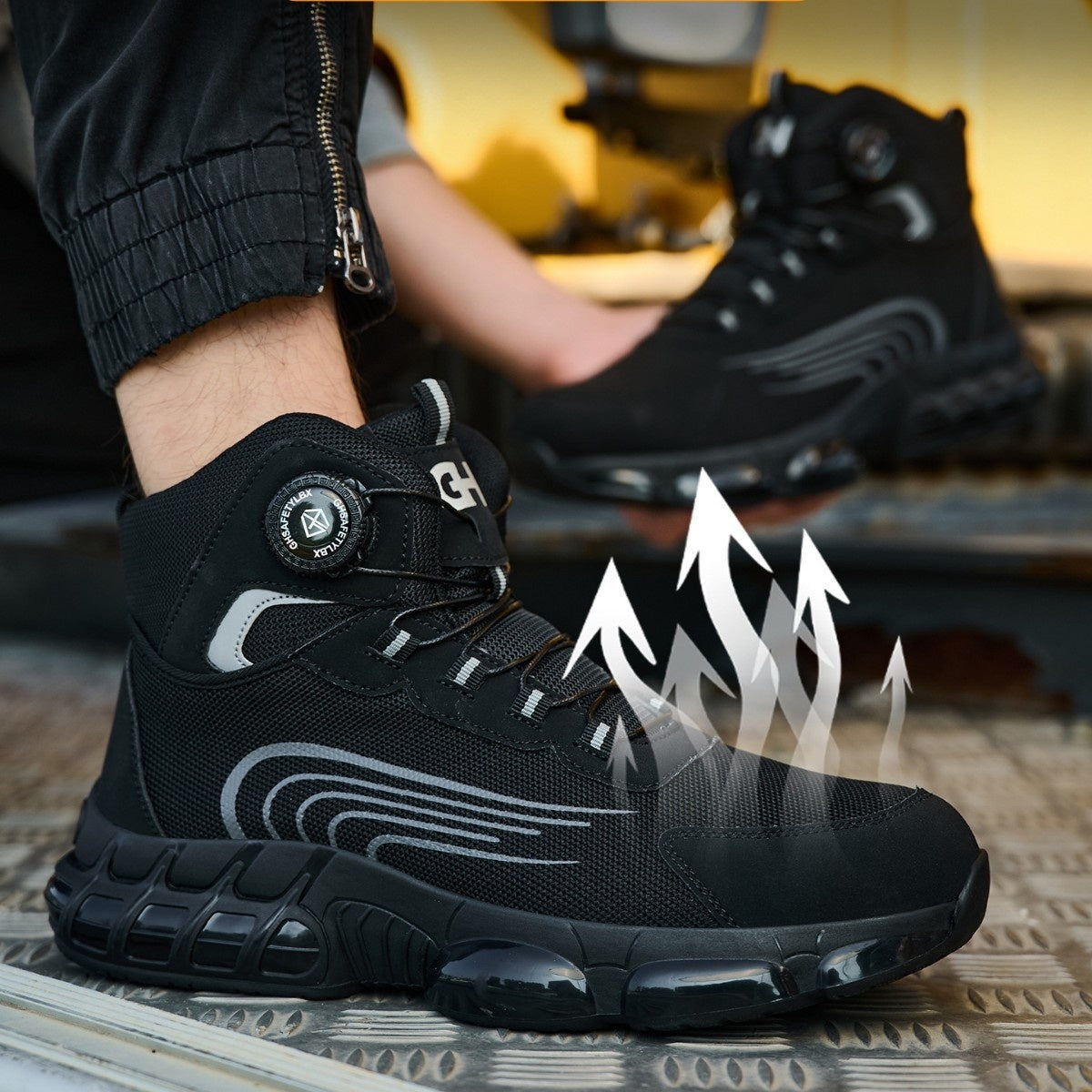 Men's Anti-Smash Safety Shoes