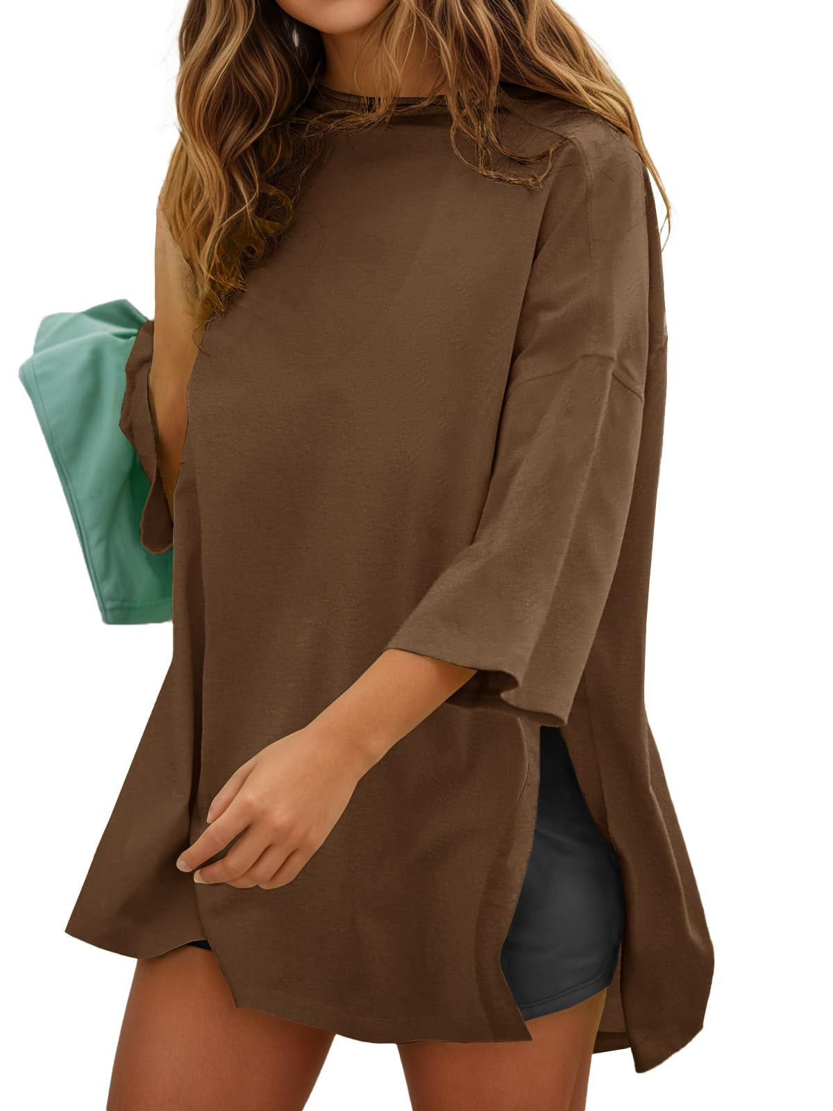 Women's Oversized Side-Slit Tee